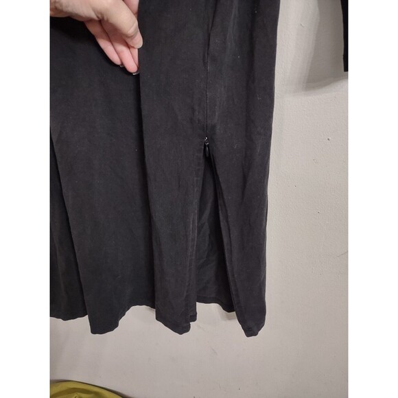 Eileen Fisher Dress Charcoal Gray Long Sleeves Thin Knit Stretch Small - Picture 3 of 7